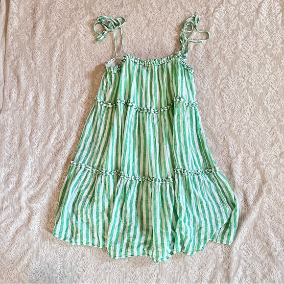 Rails Caralyn cayman green stripe mini dress - Picture 2 of 11